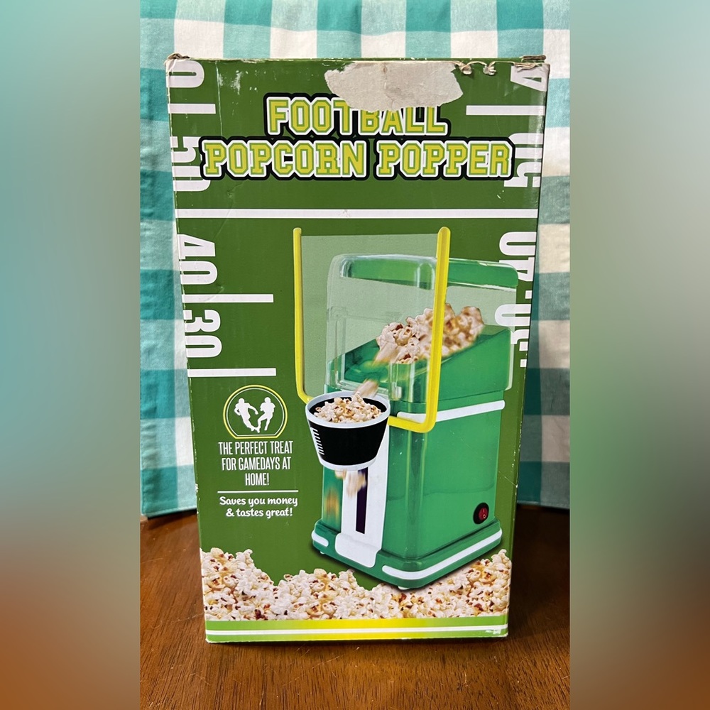 Football Popcorn Machine NWOT